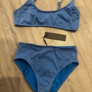 Triangl Swimwear Blue Bikini Set